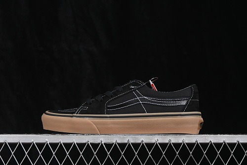 Vans Sk8 Low Black/Gum — Kixzen