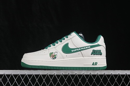 Nike Air Force 1 Low White/Green — Kixzen
