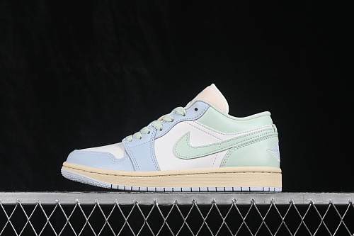 Jordan Air Jordan 1 Low Pastel Mint/Blue/Cream — Kixzen